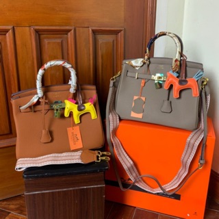Túi xách H.M Birkin da togo mềm size to 30cm - Túi xách công sở đẹp bigsize