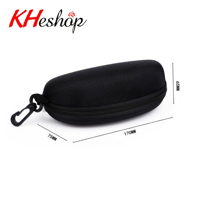 Hộp dây kéo đựng kính đa năng EVA, đựng nhiều loại Kính màu đen mã Y6031