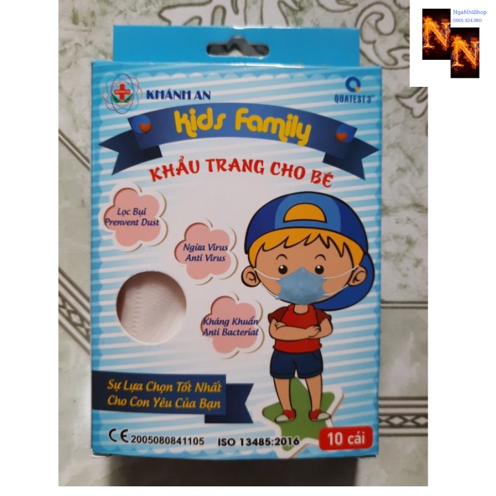 Khẩu Trang Y Tế Khánh An Dành Cho Trẻ Em Mầm Non