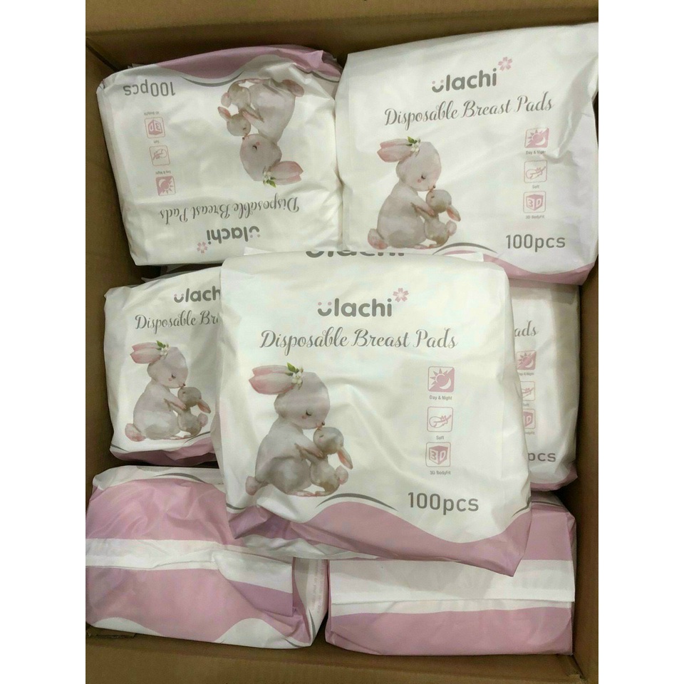 Miếng lót thấm sữa ulachi 100 miếng siêu thấm