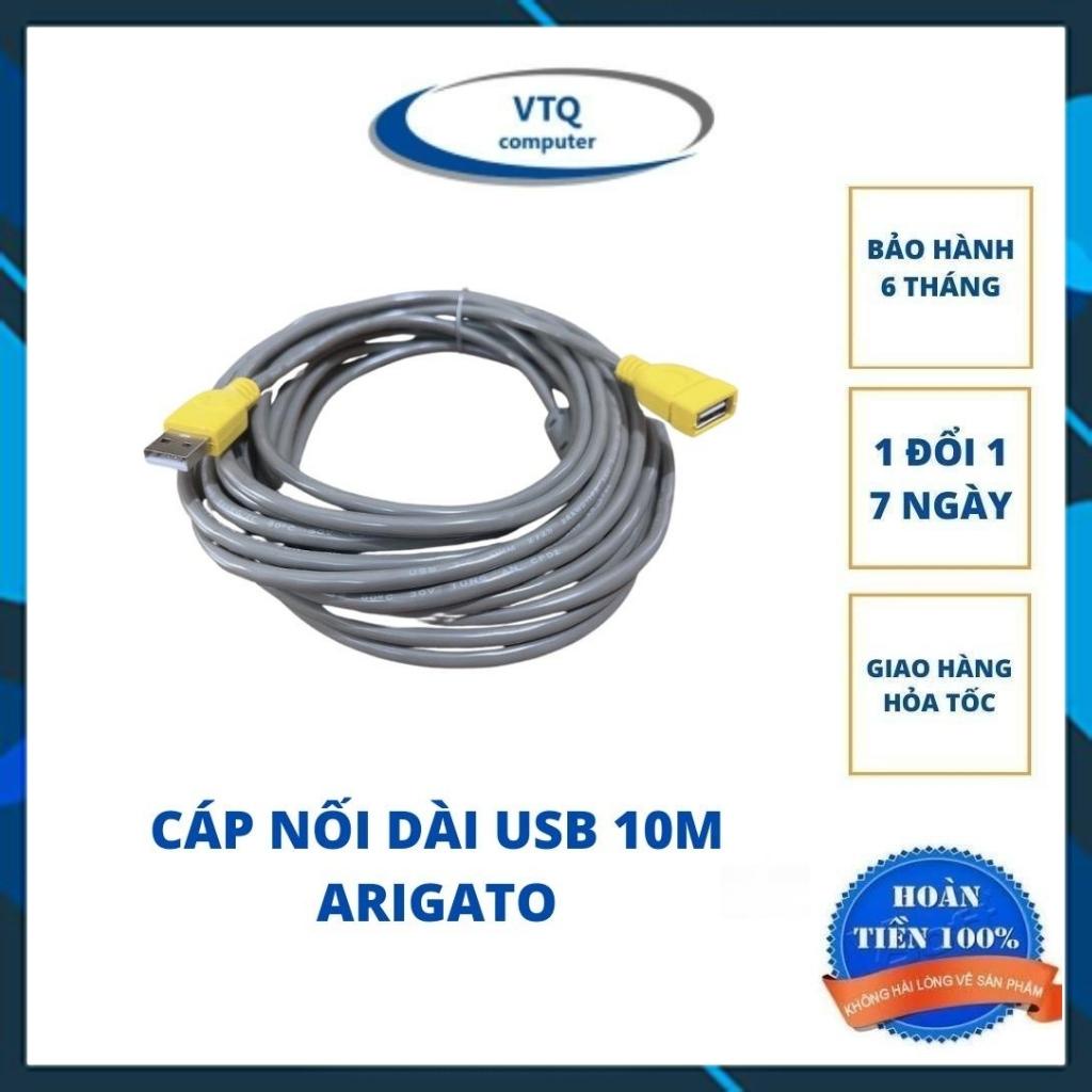 Dây cáp nối dài usb 1.5m, 3m, 5m, 10m ARIGATO chuẩn 2.0 ,hàng chính hãng,chất lượng.shopphukienvtq