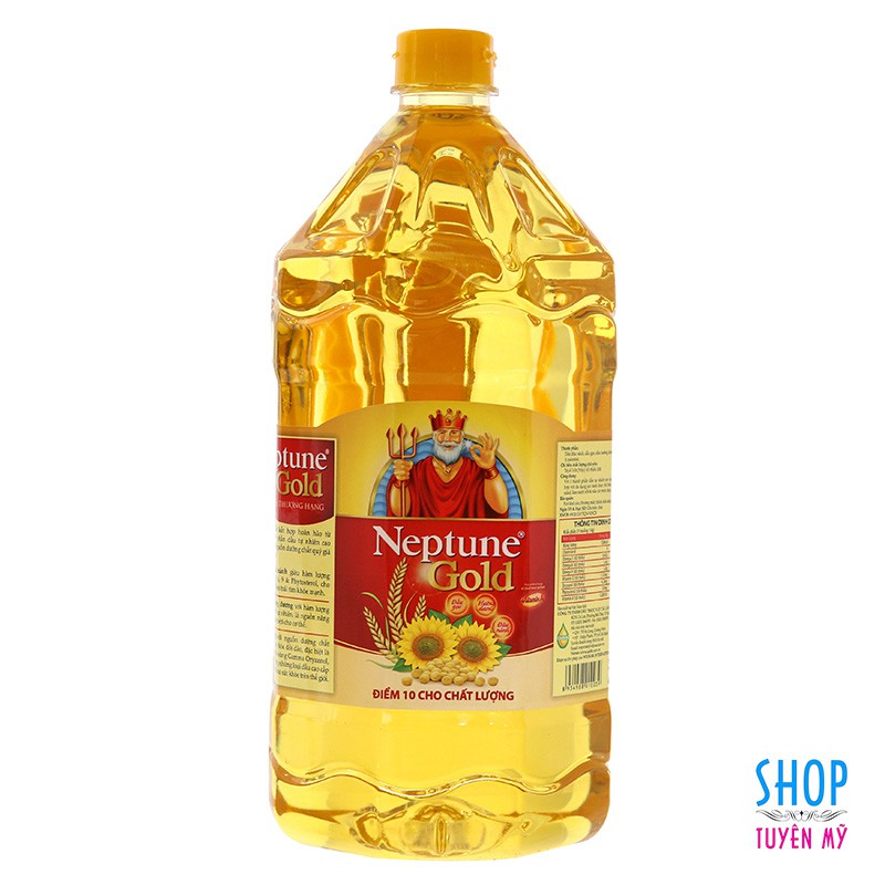 Dầu ăn Neptune Gold - chai 2 lít