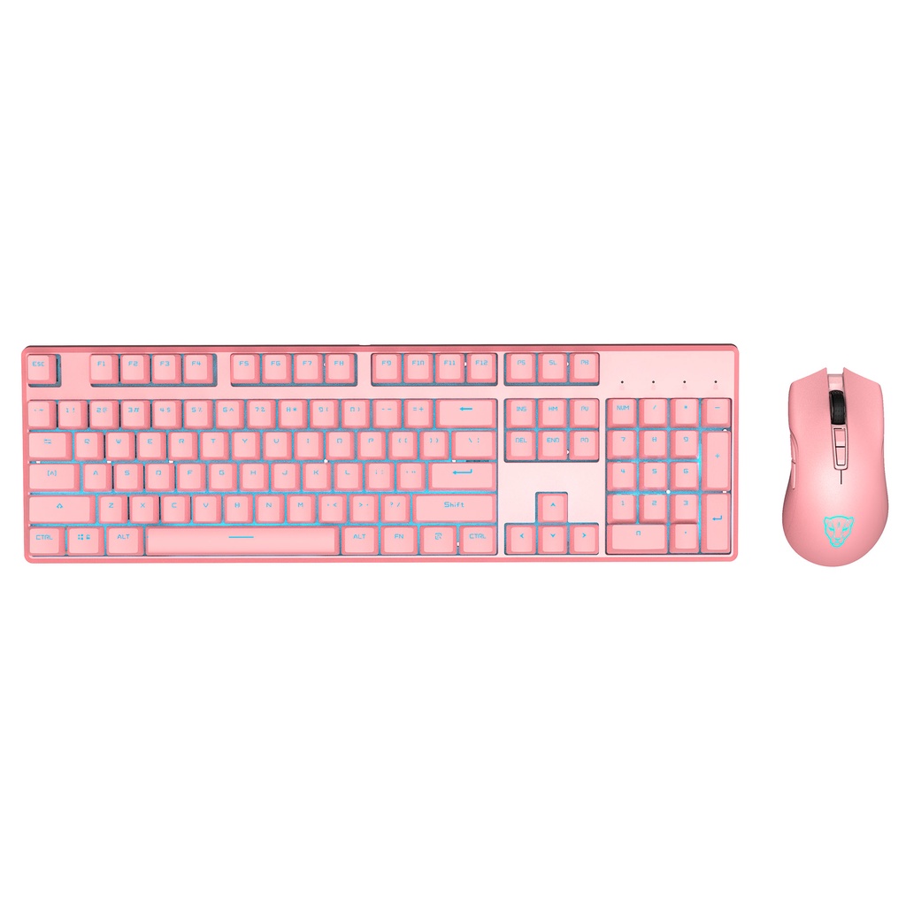 Bộ phím chuột Motospeed Combo CK700 PINK VERSION