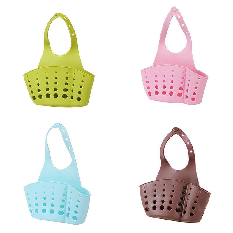 Giỏ Treo Miếng Xốp Gắn Trên Bồn Rửa Có Thể Điều Chỉnh.