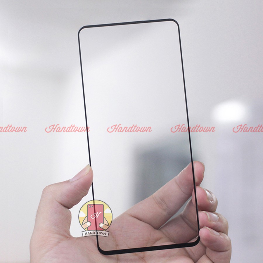 Cường Lực Full Màn Đen Full Keo Dành cho Realme Q2 / Realme Q2 Pro Không Chấm Li Ti Chống Trầy Xước Va Đập