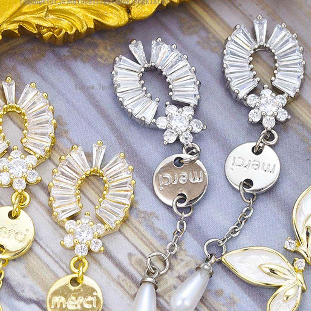 OCEANMAP Đá Đính Trang Trí Móng Tay Sang Trọng DIY