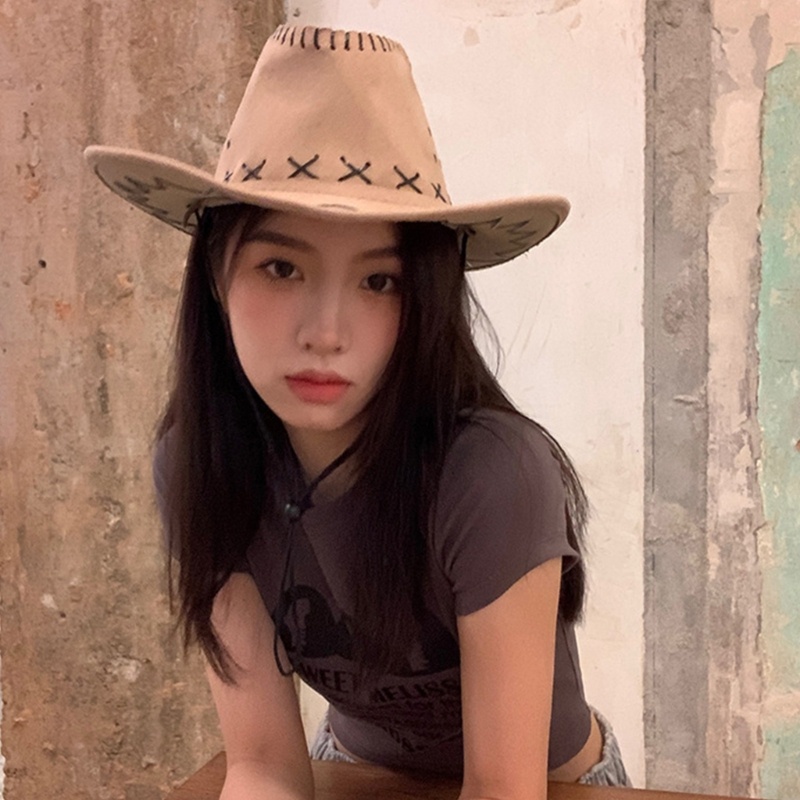 Mũ Cao Bồi Chống Nắng Hóa Trang Bachelorette Phương Tây Cho Nam