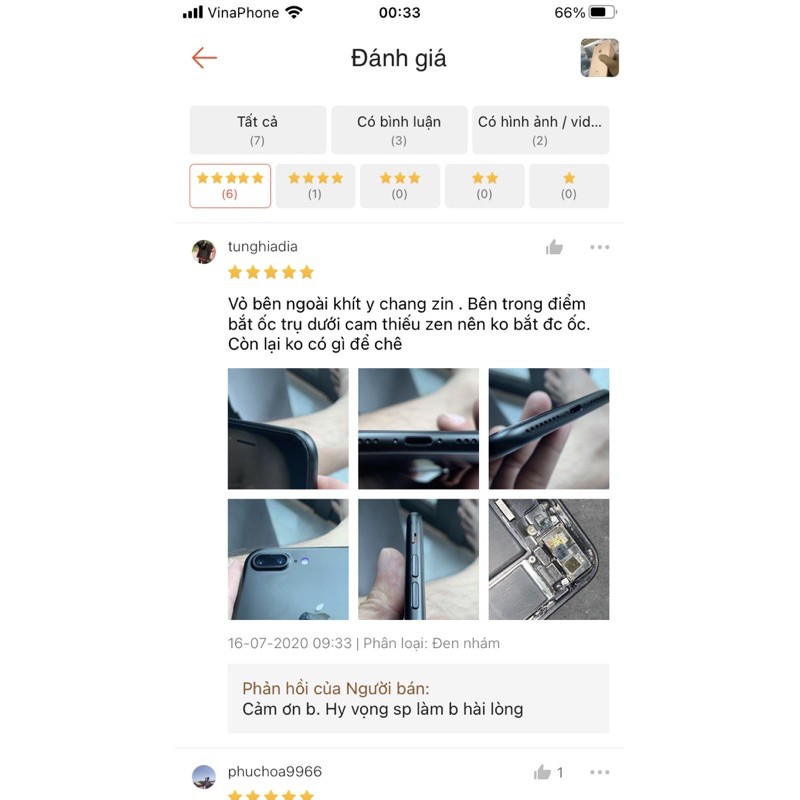 Vỏ (Sườn) Iphone 7plus/ 7 plus Zin  tăng kèm bộ nút, khay sim, gạt rung | BigBuy360 - bigbuy360.vn