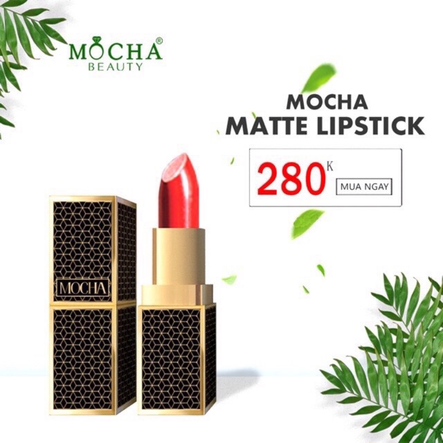 Son thỏi mocha lipstick tặng mặt nạ môi (made in vietnam)