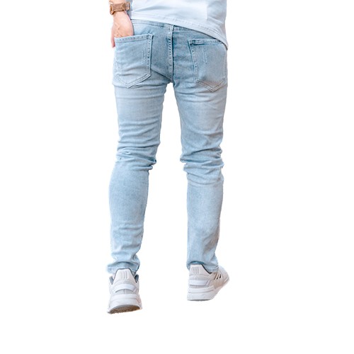 Quần jean nam cáo cấp co giãn 4 chiều hai màu đen và xanh đến từ nhà April 9 | BigBuy360 - bigbuy360.vn