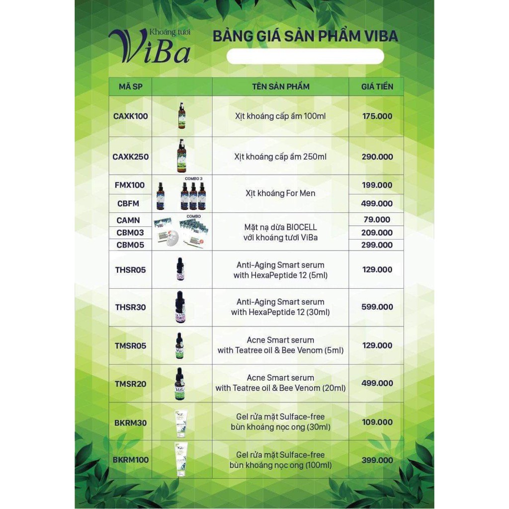 XỊT KHOÁNG TƯƠI cân bằng PH cấp ẩm thu nhỏ lỗ chân lông kiềm dầu | BigBuy360 - bigbuy360.vn