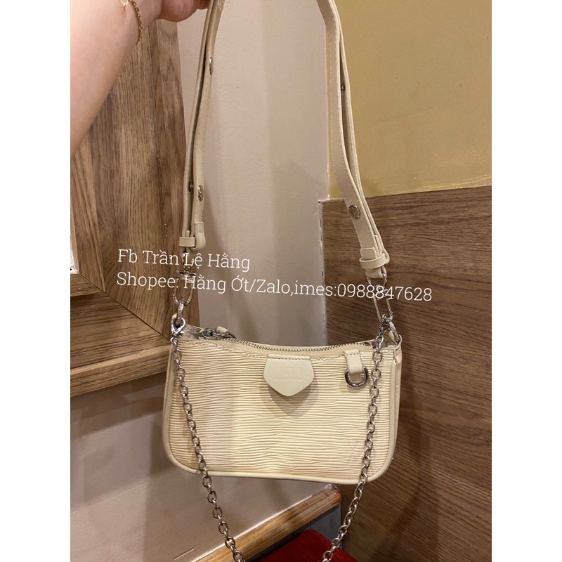 Túi Chữ LL Chất Tăm sz 20cm kèm hộp | BigBuy360 - bigbuy360.vn