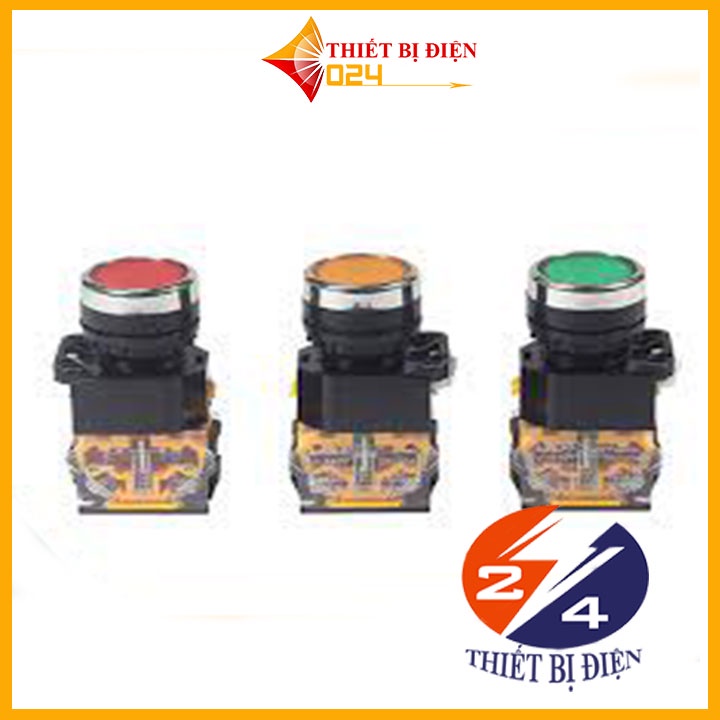 Nút Nhấn Đề Giữ Không Đèn LA38-380V 10A  2 Tiếp Điểm Thường Đóng