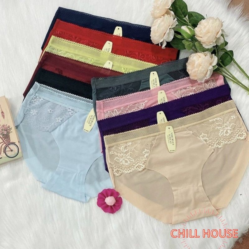 QUẦN LÓT PHA REN Cap Lưới Hai BÊN CAO CẤP - CHILL HOUSE