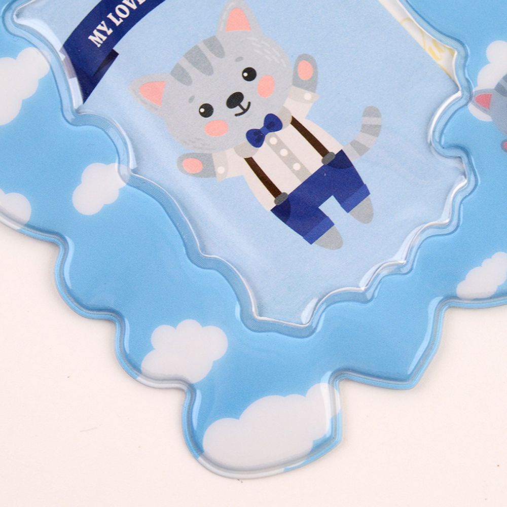 Mặt phụ kiện bao đựng thẻ ảnh/huy hiệu/ID/thẻ tên/ngân hàng thiết kế hoạt hình dễ thương có vòng chìa khóa cho nam nữ