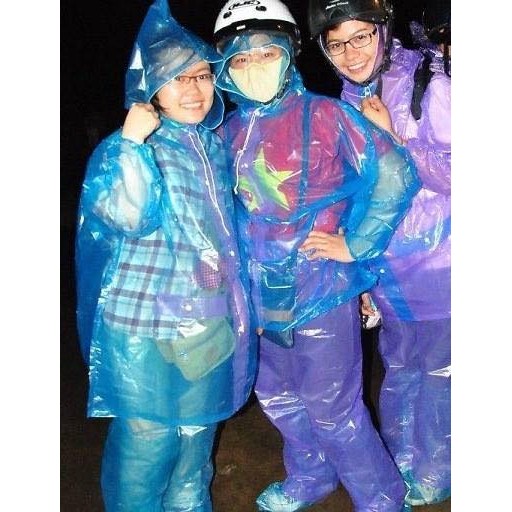 Áo mưa nilong bộ loại dày xài được nhiều lần