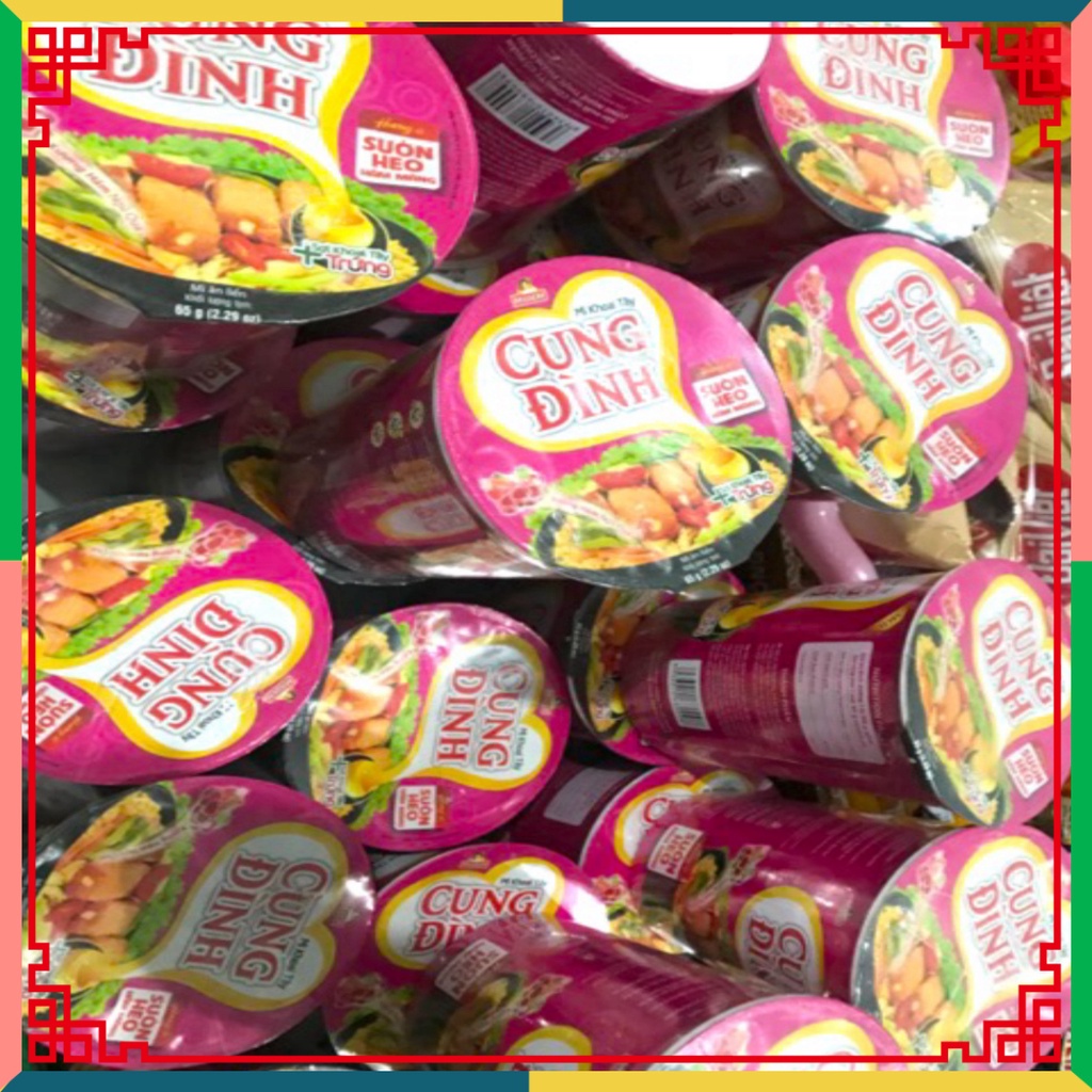 1 Cốc Mỳ Cung Đình Vị Sườn Hầm Măng/ Tôm sâu cay 65g