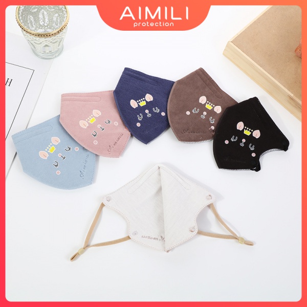 Khẩu Trang cotton Dày 3 Lớp Chống Bụi Thoáng Khí Có Thể Tái Sử Dụng