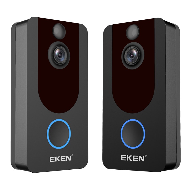 EKEN Camera Chuông Cửa Video WiFi Thông Minh V7 HD 1080P Chuông Cửa IP Tầm Nhìn Ban Đêm, Camera An Ninh Không Dây