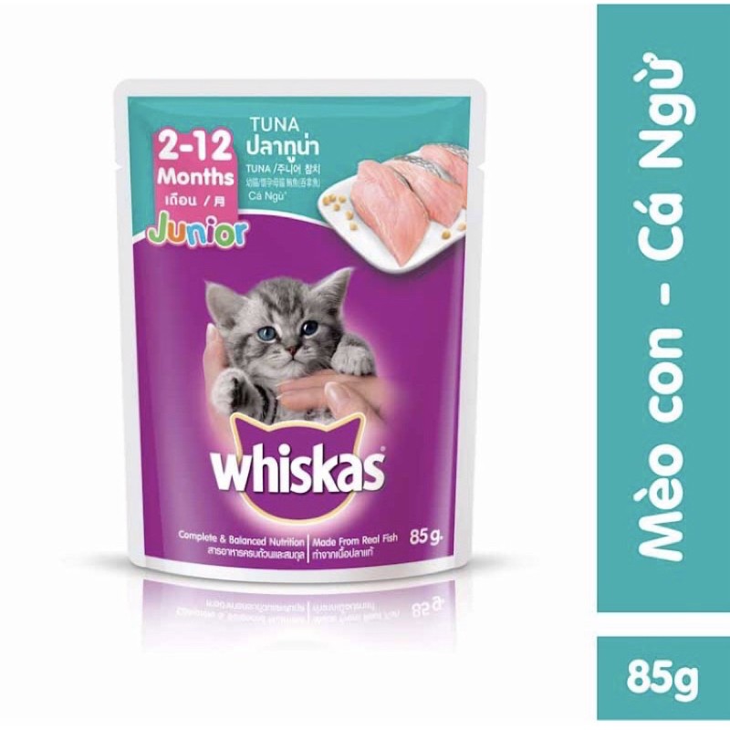 Pate Whiskas mèo con vị cá ngừ