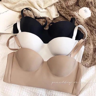  Áo bra nữ có gọng trơn quây có dây chất liệu cotton loại một  unny 