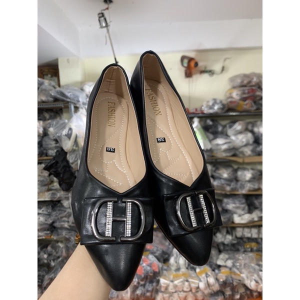 Giày búp bê đế bằng bệt siêu êm chân đi học công sở rẻ đẹp thời trang