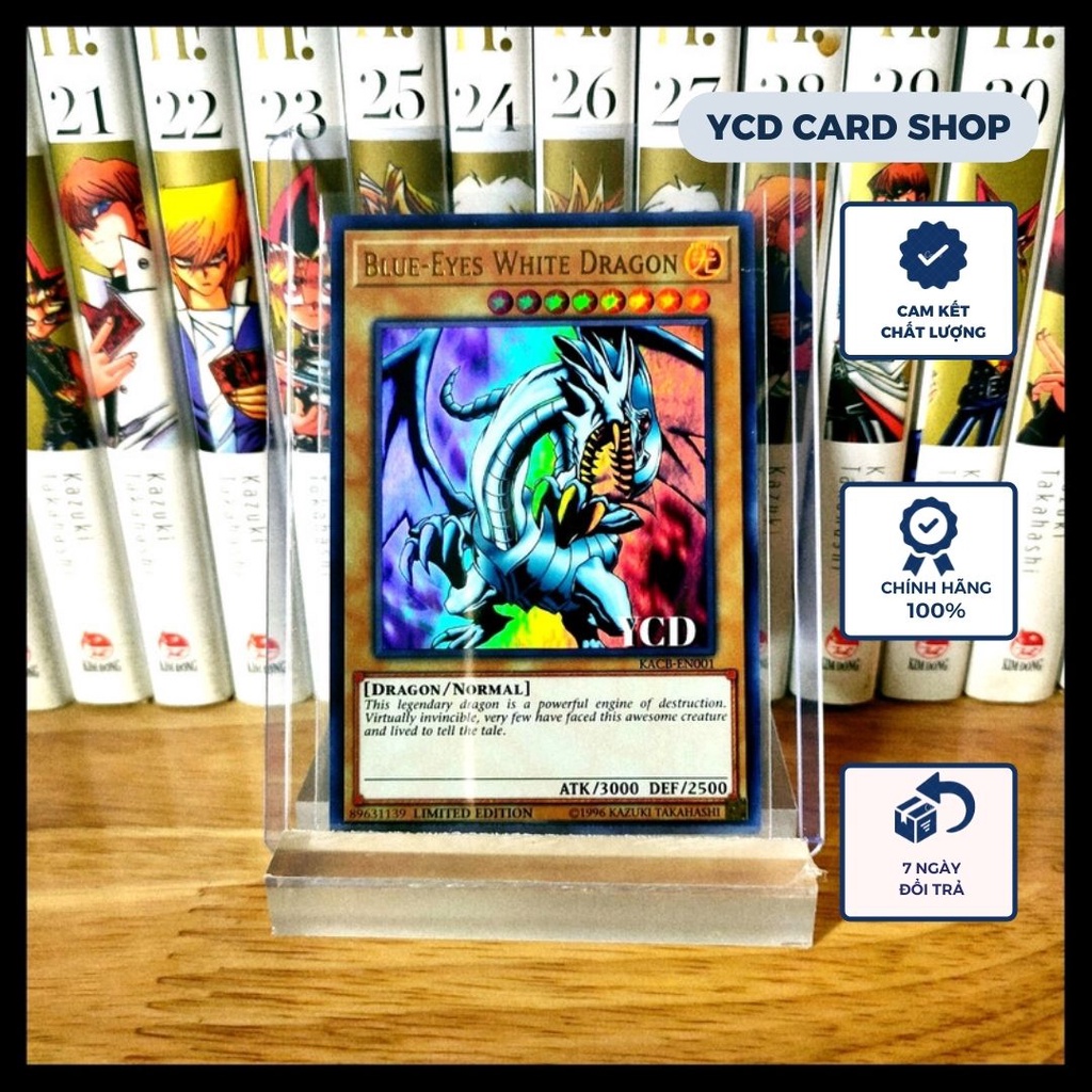 Thẻ bài yugioh chính hãng   Blue-Eyes White Dragon  – Ultra Rare