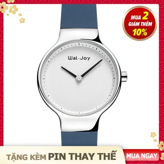 [Tặng kèm pin loại tốt] Đồng Hồ Nữ Wal-Joy, mặt tròn, dây silicon mỏng nhẹ, chống nước sinh hoạt tốt, 4 màu thời trang