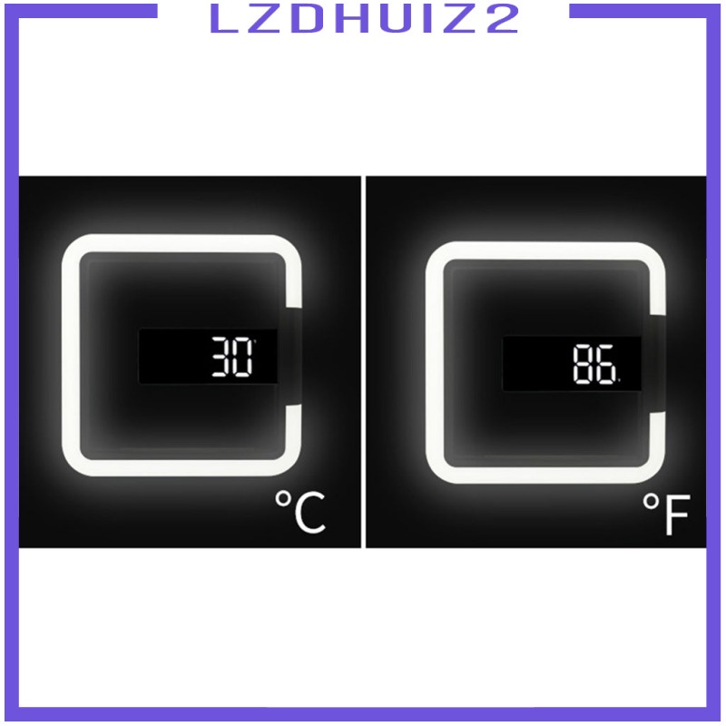 Đồng Hồ Điện Tử Treo Tường Có 3 Đèn LED Thiết Kế Hiện Đại Sáng Tạo