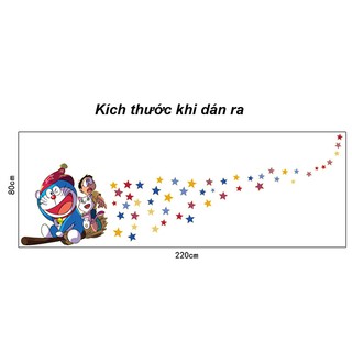 Decal dán tường Doremon