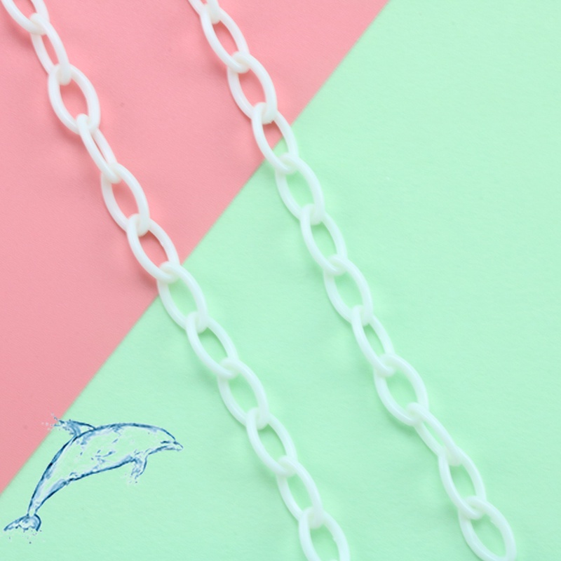 Dây Xích Nhựa acrylic 8 * 13mm Dùng Làm Đồ Trang Sức Thủ Công diy