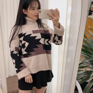 Áo len hoạ tiết