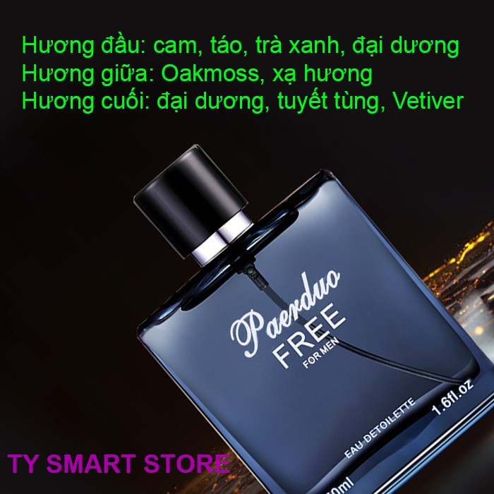 Xả Kho Nước Hoa Nam Paerduo Free Đẳng Cấp Phái Mạnh