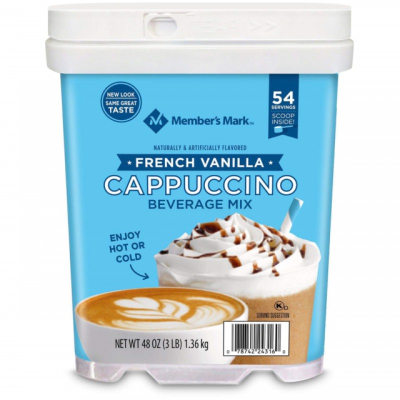 Cà phê Cappuccino French Vanilla Mark Member's 1.36kg | BigBuy360 - bigbuy360.vn