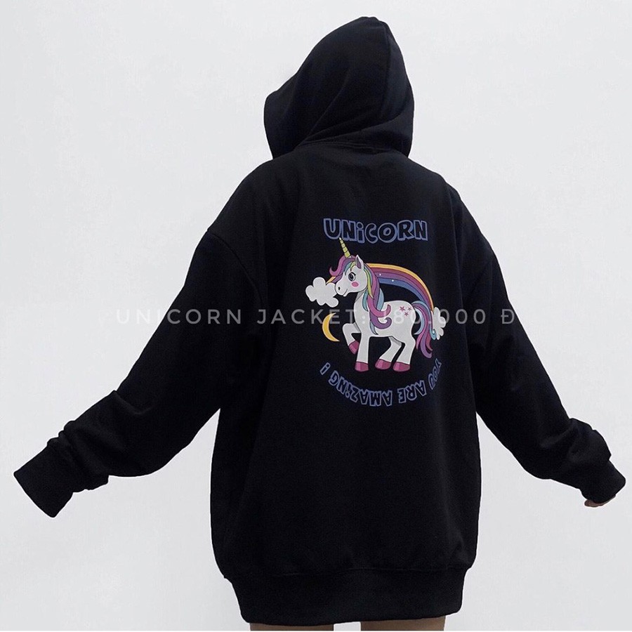 ÁO KHOÁC DA CÁ Unicorn (M120 - Kèm Ảnh Thật)