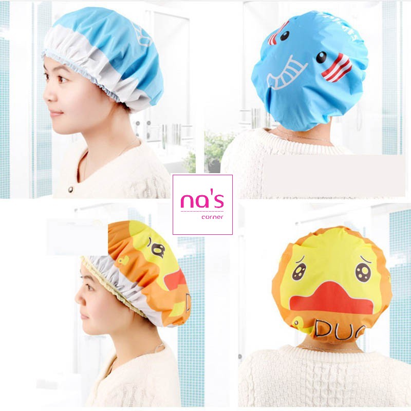 Nón mũ chụp tóc trùm đầu khi tắm, đắp mặt nạ