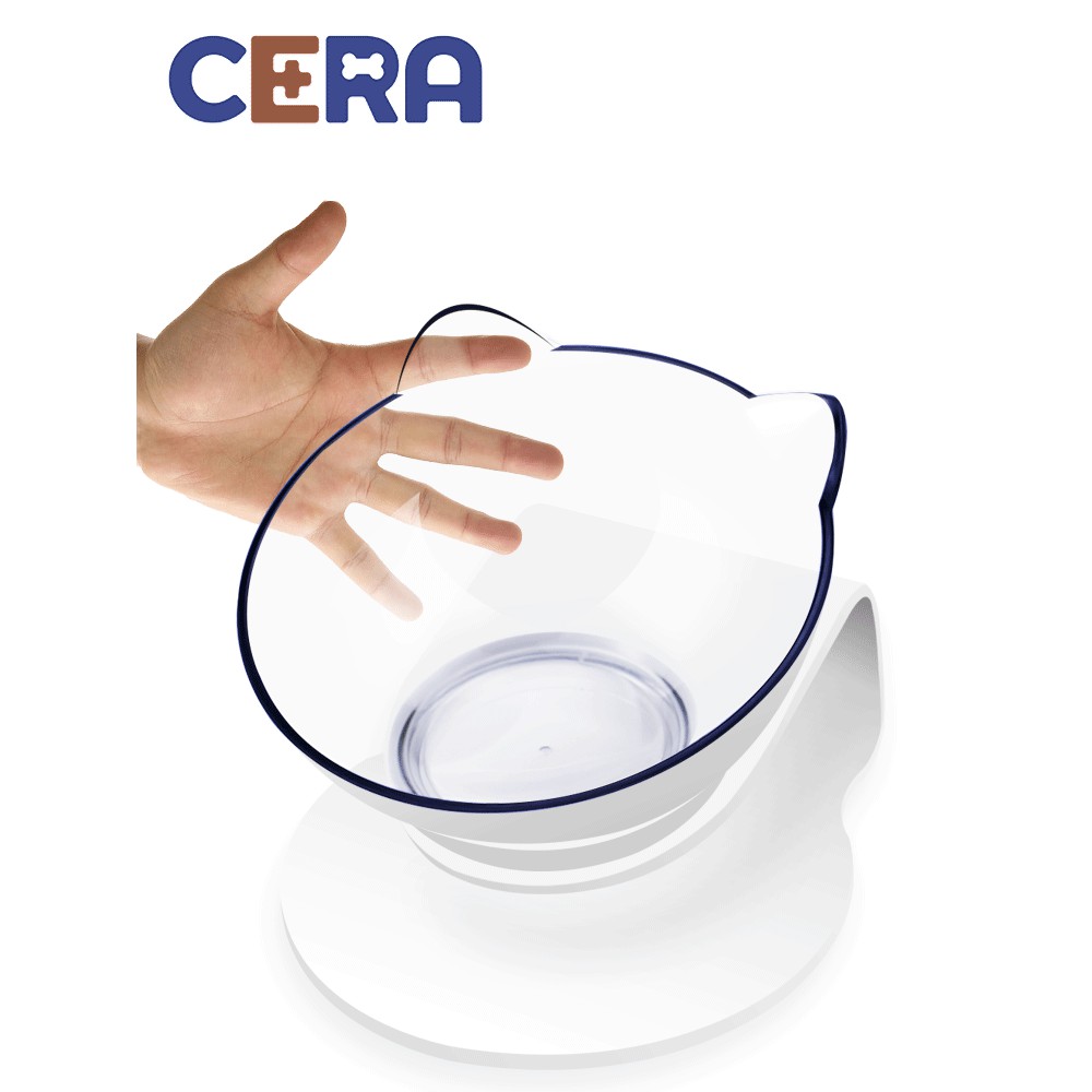 Bát Ăn Đơn Cho Chó Mèo Hình Mặt Mèo Cao Cấp - Bát Ăn 010