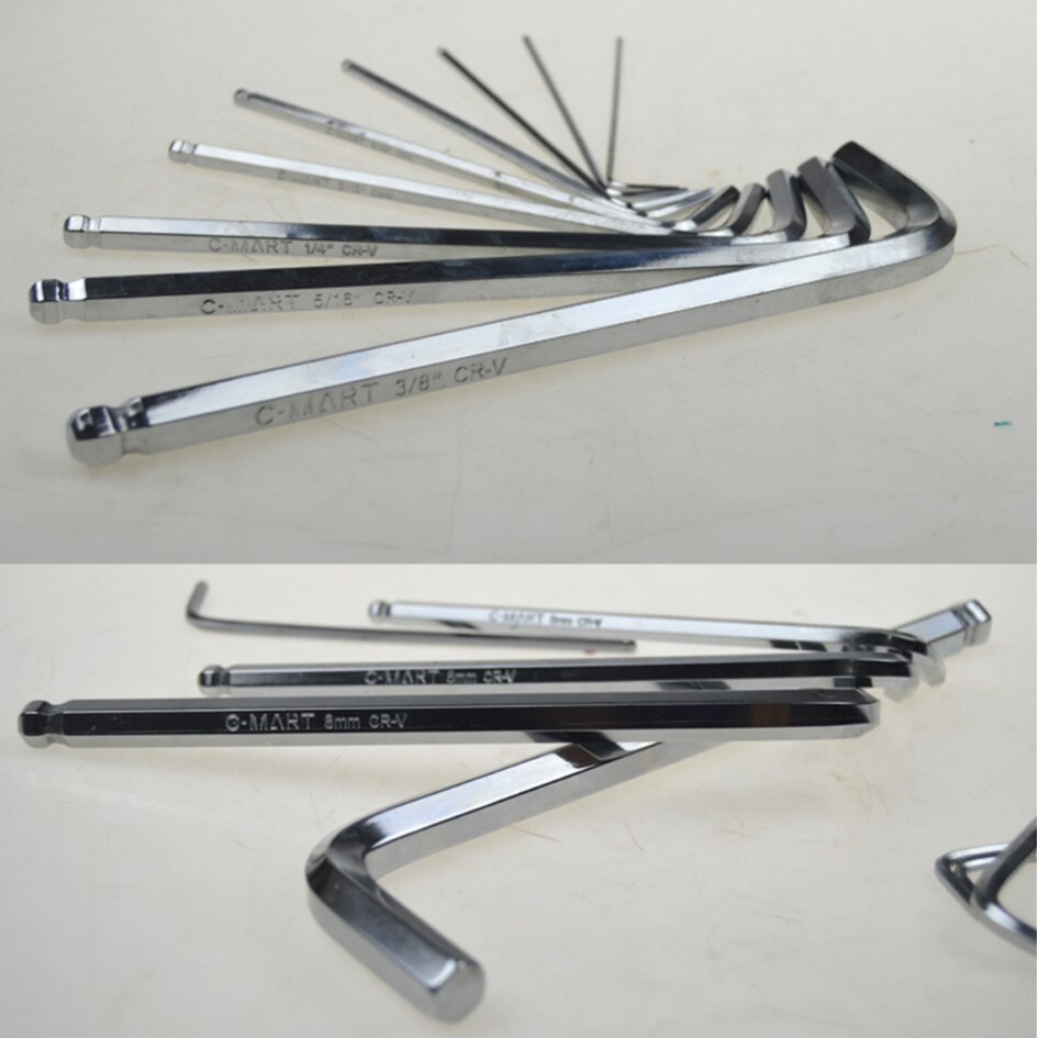 BỘ LỤC GIÁC ĐẦU BI 9 CÂY HỆ MM CF0015