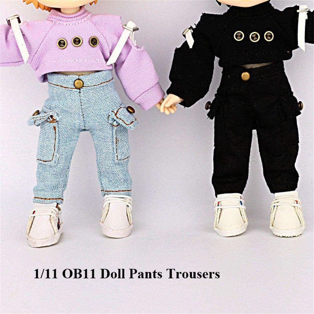 Quần Jean Thời Trang Cho Búp Bê OB11