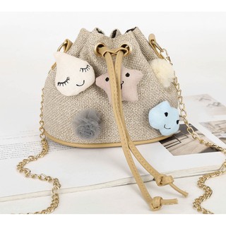 TÚI ĐEO CHÉO ULZZANG (TÚI BUCKET DÂY XÍCH VÀ TÚI TAI THỎ) SIÊU CUTE