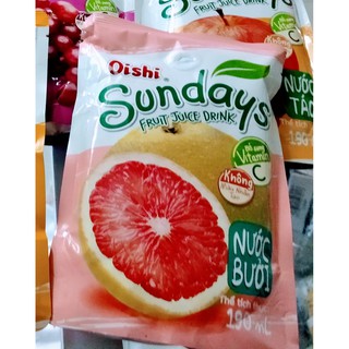 1 thùng gồm 10 túi nước uống OISHI vị hoa quả