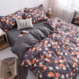 sét chăn ga cotton poly quả cam