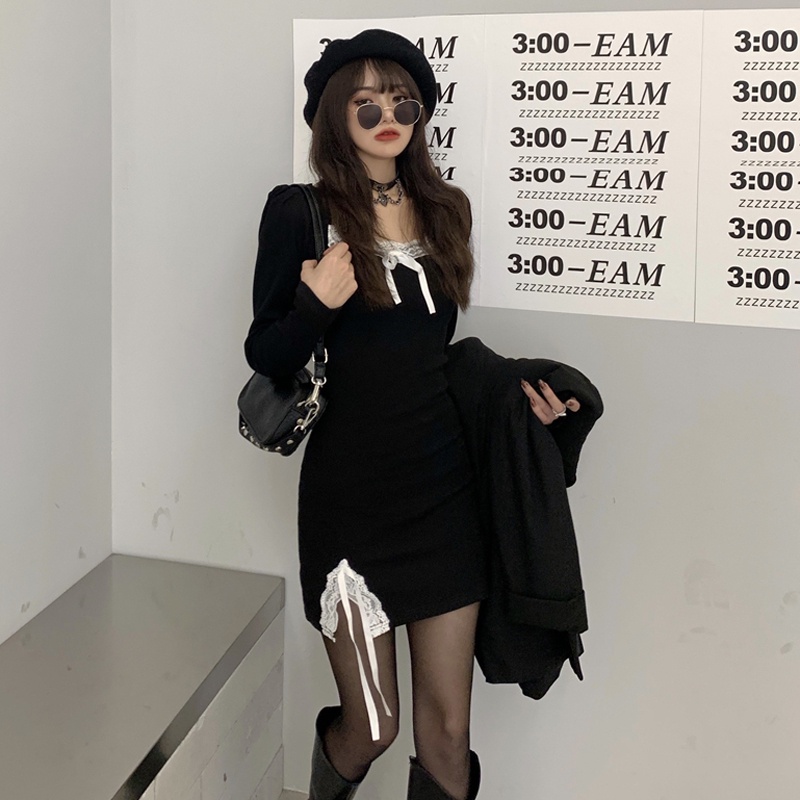Váy đen kiểu hot girl_QUẦN ÁO QUẢNG CHÂU GIÁ RẺ_LADY SHOP_V23.035F