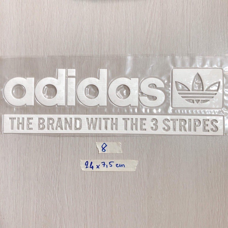 Sticker hình ủi nổi thương hiệu thể thao