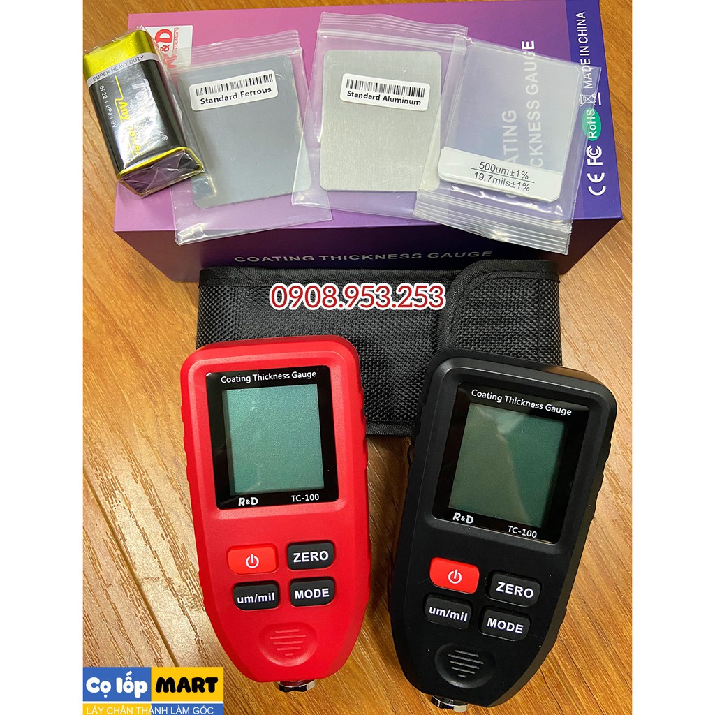 Máy đo độ dày sơn xe hơi độ chính xác cao - Bảo hành 6 tháng