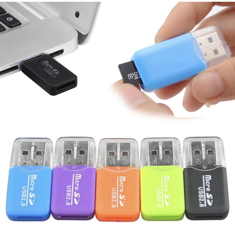 Đầu lọc thẻ nhớ kết nối usb 2.0 tương thích với nhiều hệ điều hành.