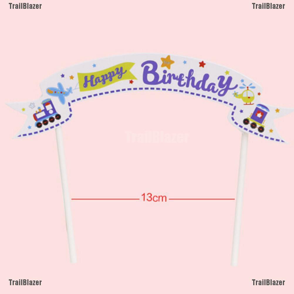 Banner Chữ Happy Birthday Trang Trí Bánh Sinh Nhật