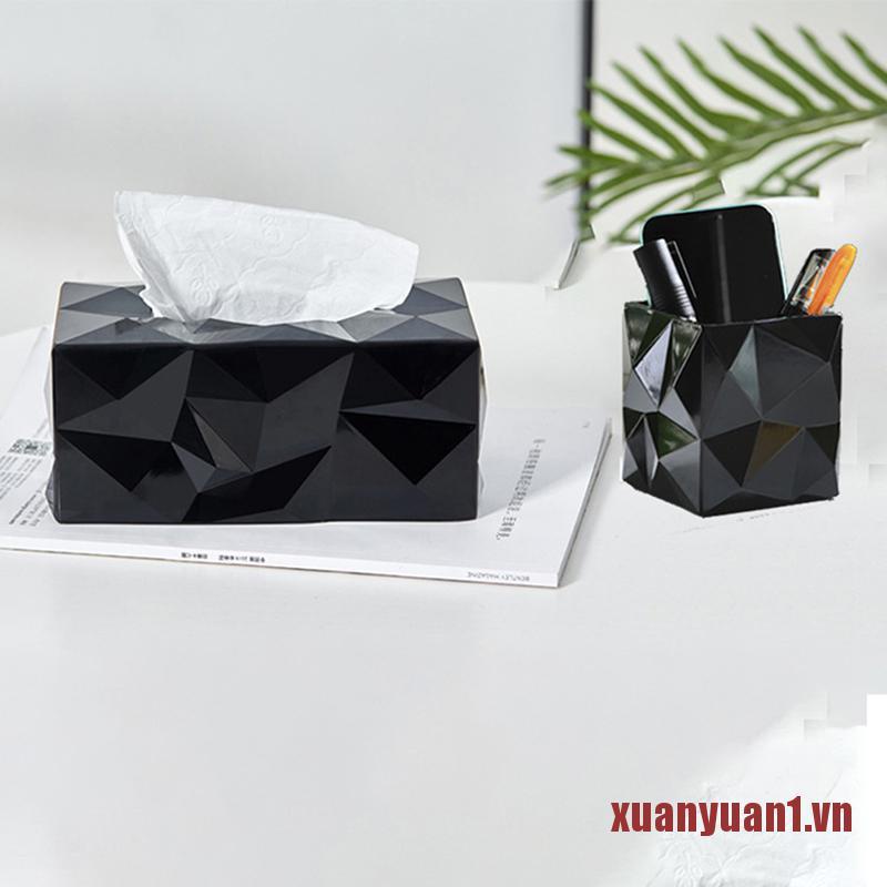 XUAN Home desktop remote control storage box tissue box creative home decoratio