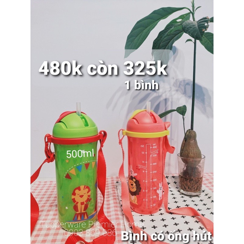 Bình Nước Kids Printable Straw Tumbler 500ML