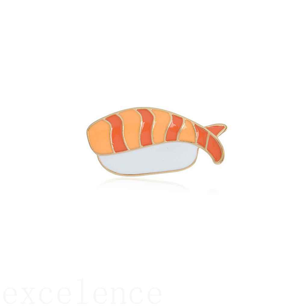 Set 3 Ghim Cài Áo Hình Sushi Dễ Thương